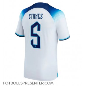 England John Stones #5 Hemma Matchtröja VM 2022 Kortärmad